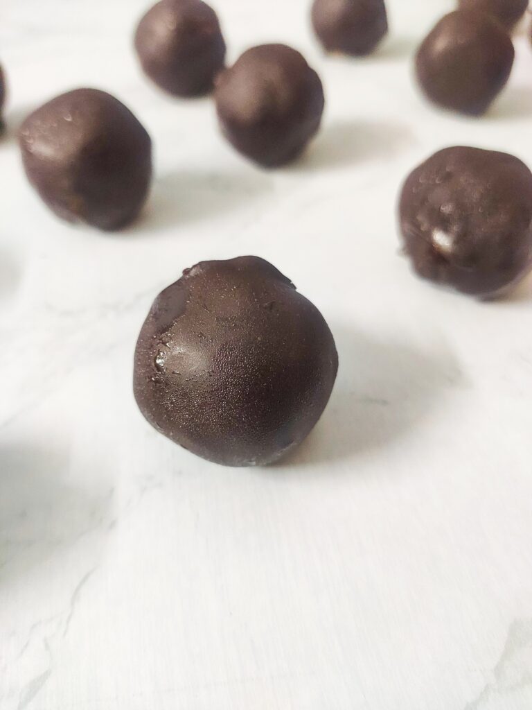 Chocolate peanut butter balls