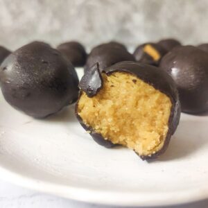 Chocolate peanut butter balls