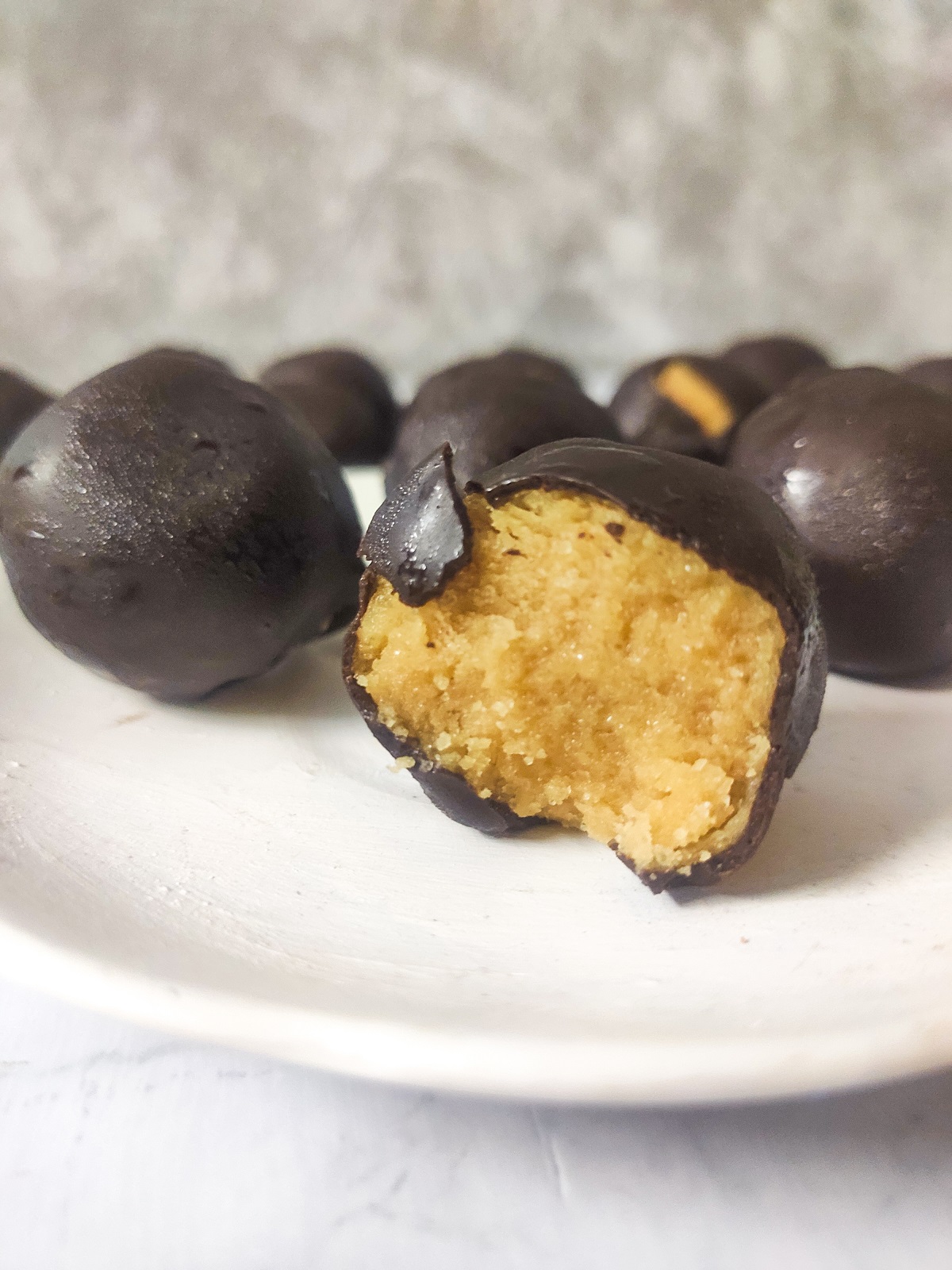 Chocolate peanut butter balls