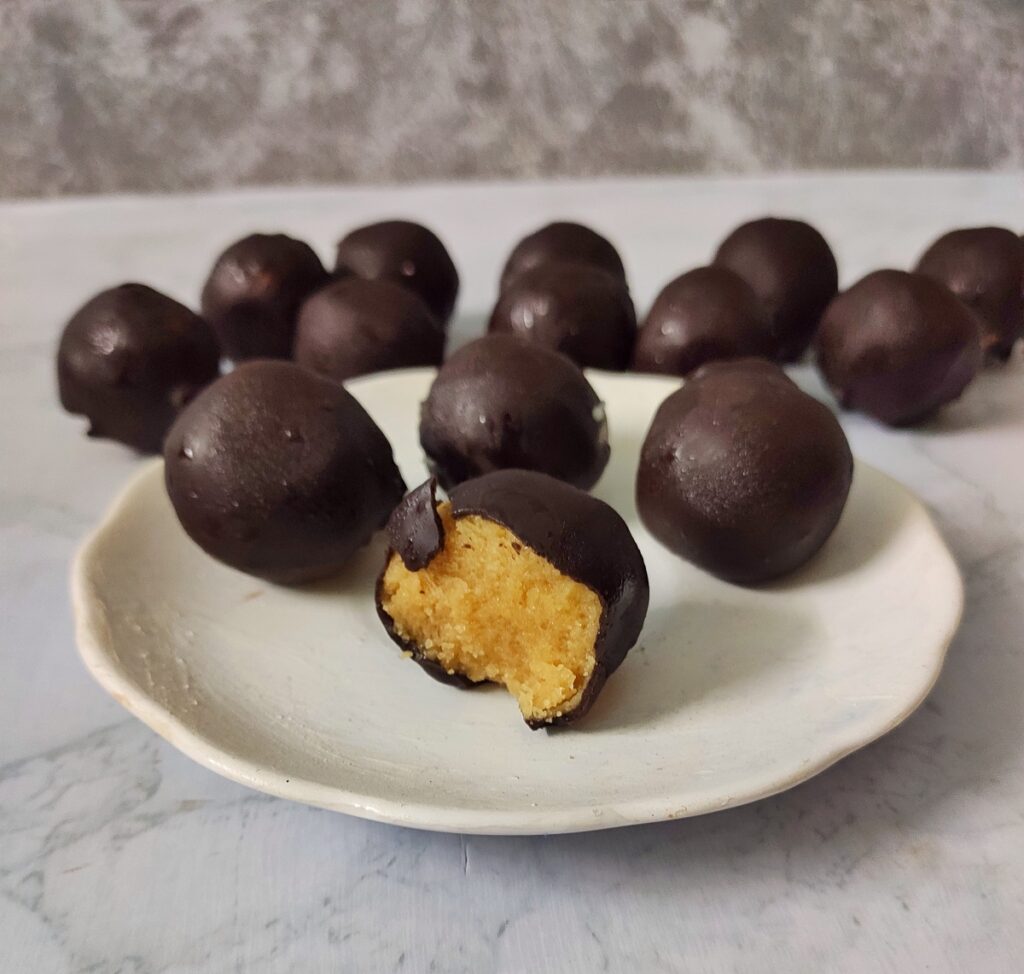 Chocolate peanut butter balls