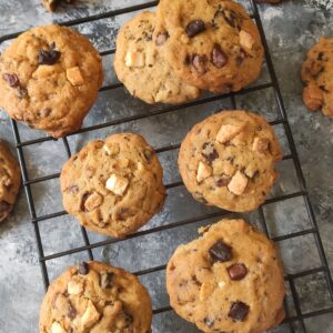 triple chocolate cookies