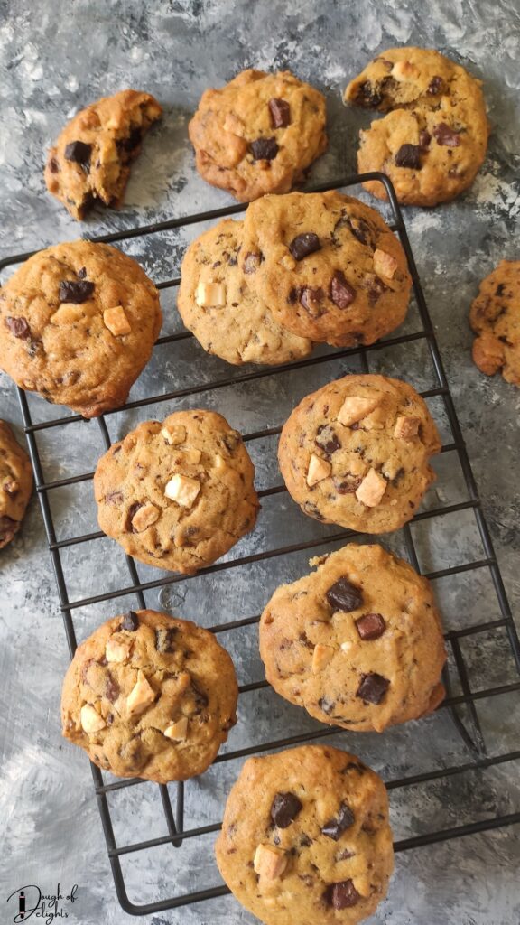 triple chocolate cookies