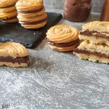 Caramel Chocolate Ganache Cookies