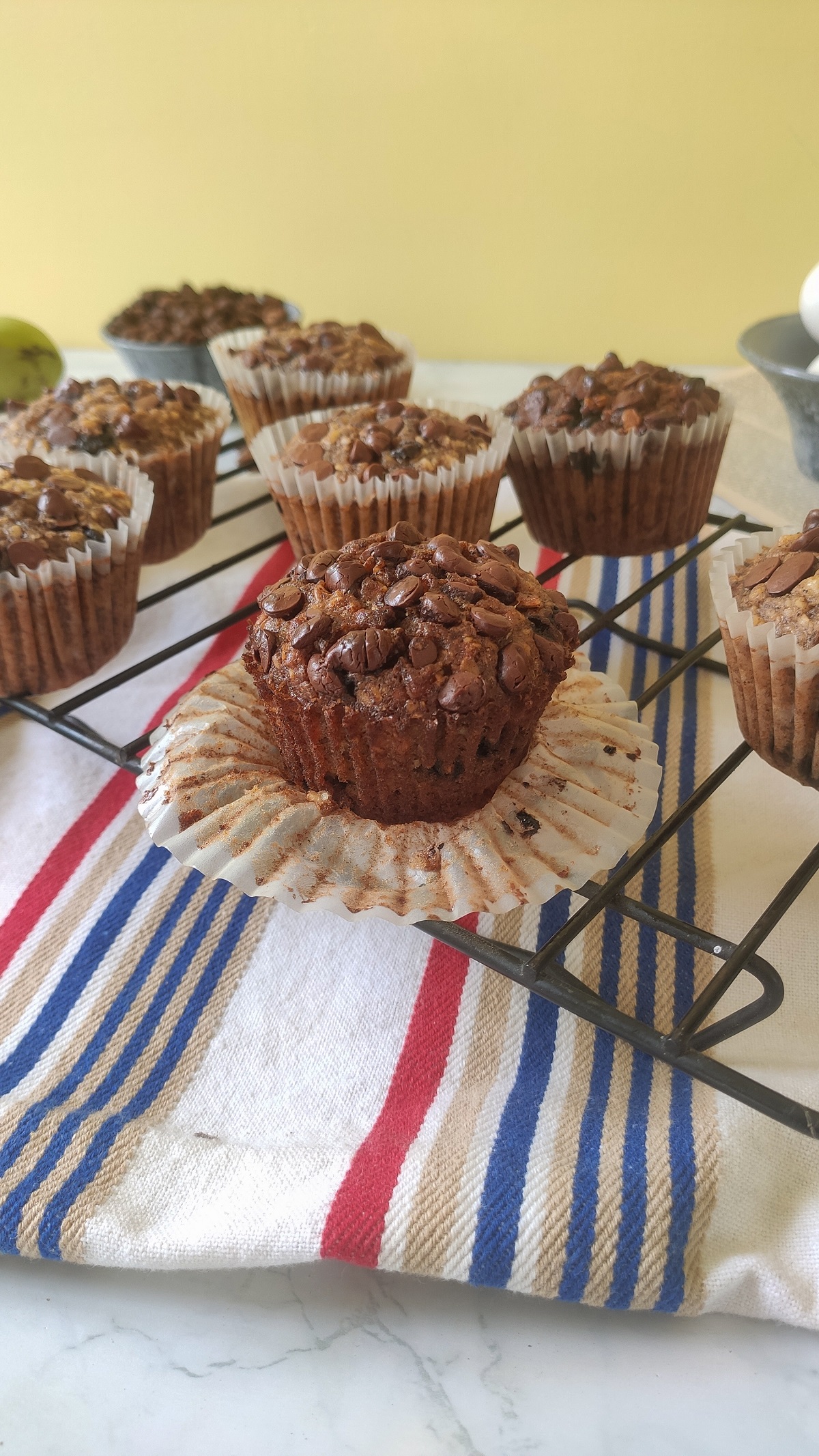 banana oats muffins