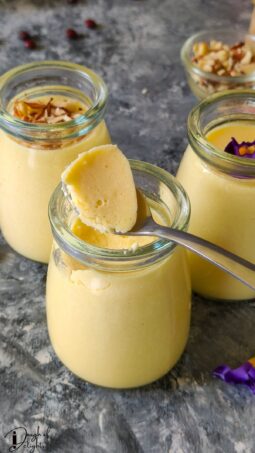 Saffron Cardamom Panna Cotta