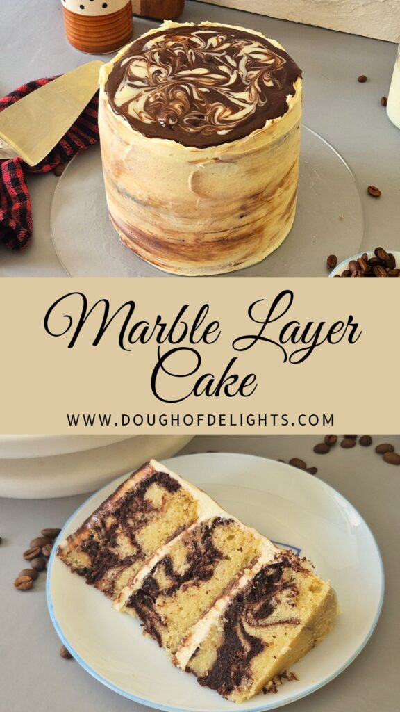 Ultimate Marble Layer Ganache Cake