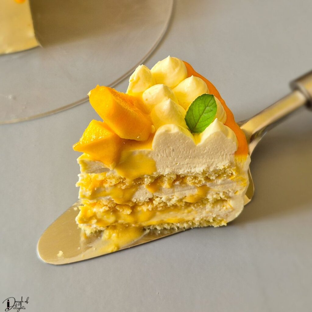 Every Slice Oozes Mango Custard